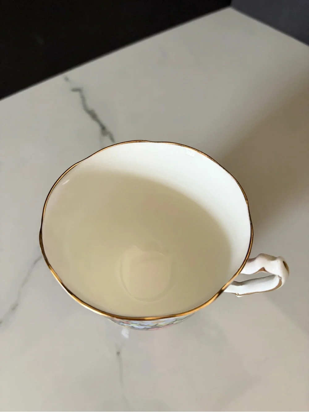Black Chintz Forget Me Not Cup by Adderley